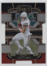 2023 Panini Select Concourse Black & Red Prizm Die-Cut Trey McBride #1 1f60