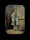 US Civil War Tintype Photo Unidentified Soldier