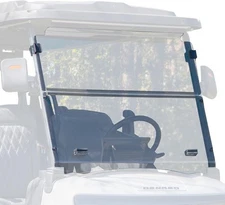 RedDot 3/16" Folding Golf Cart Windshield for Denago EV Rover XL - Clear