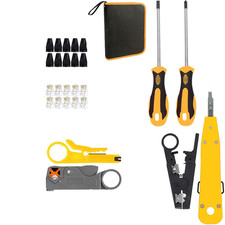 Network tool set repair for RJ45, RJ11, RJ12, incomplete