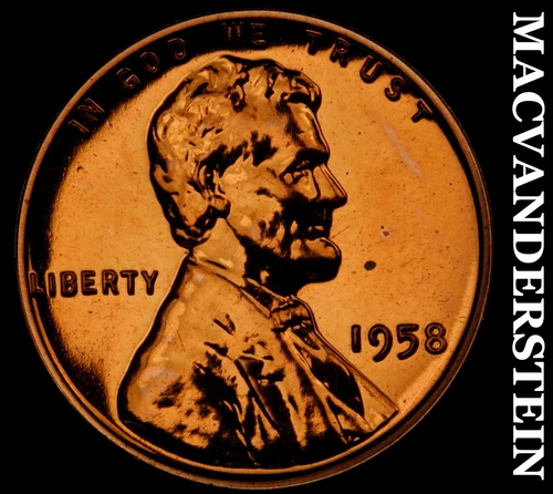 1958 Lincoln Wheat Cent- Proof Luster No Reserve #J1378