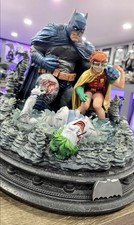 EXTREMELY RARE Prime 1 Studio 1/4 Statue BATMAN & ROBIN DEAD END #4/20 Jim LEE - Image 4