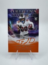 Tez Johnson Rookie Auto On Card /75 Orange Ink 2025 Panini Origins Tampa Bay 🔥