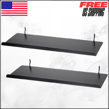 Metal Pegboard Shelves Lip Steel Tray Organizer Garage Kitchen Craft 2PK 15"