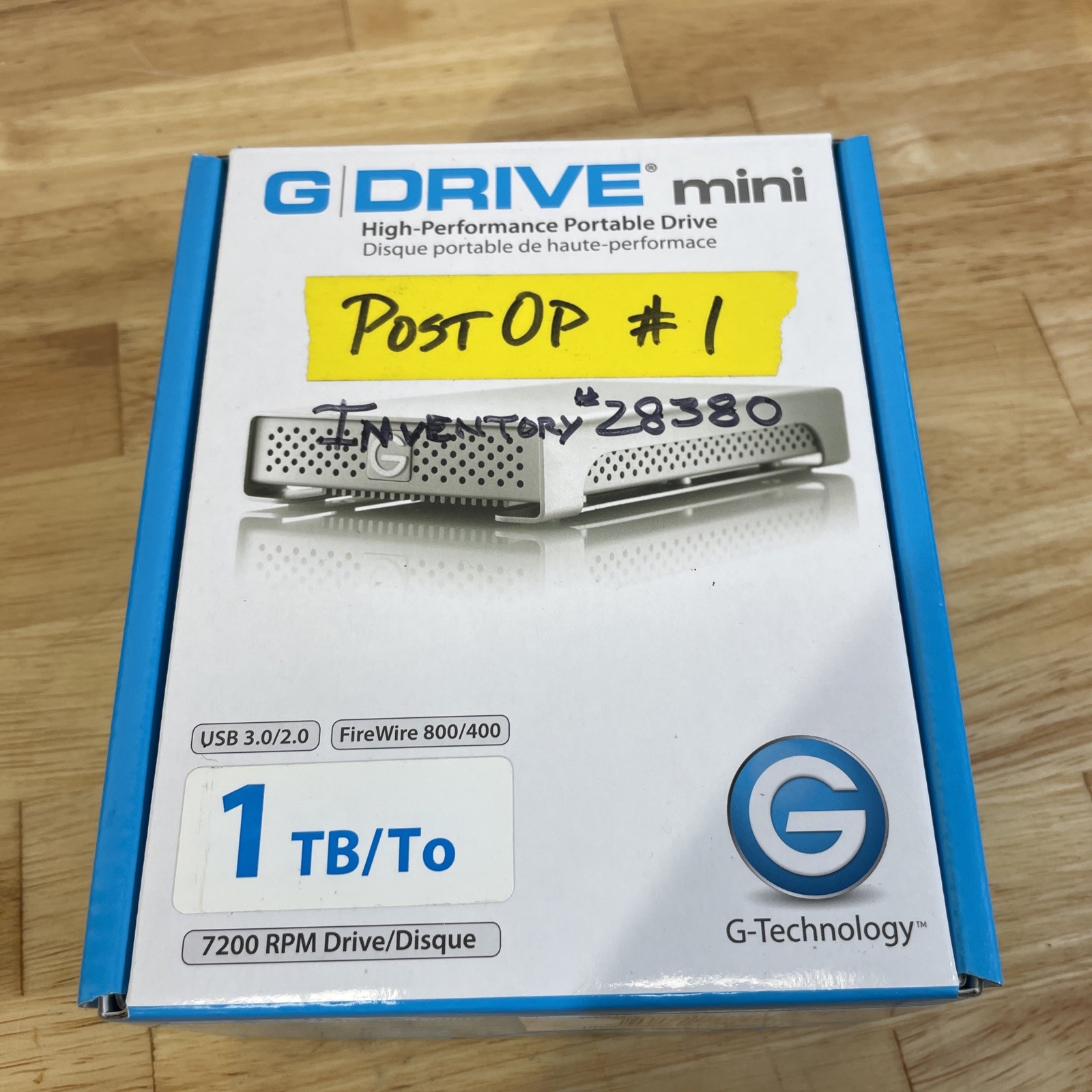 G-Technology G-DRIVE Mini - 1 TB Portable Hard Drive