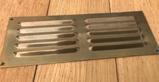 Brass Old Ventilation Grille Grate Air Vent Cover 228mm x 82mm (YX12)