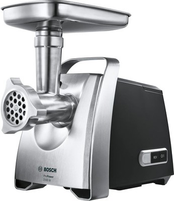 Bosch Fleischwolf MFW68660 ProPower 2200W Edelstahl Wurst Kebbe Reibe