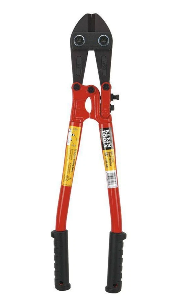 Klein Tools 63318 18-Inch Bolt Cutter - Steel Handles Industrial - Image 2 of 3