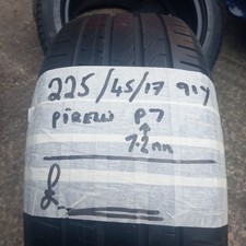 1 Tyres 225 45 17(91Y) Pirelli Cinturato P7 AO Between 7 mm