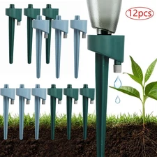 12 Packs Plant Self Watering Spikes Automatic Waterer Devices with Slow Release