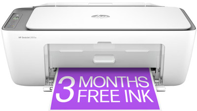 HP DeskJet 2855e All-in-One Wireless Color Printer with 3 Months Free Ink