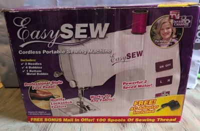 Easy Sew As Seen On TV Cordless Portable Sewing Machine Works