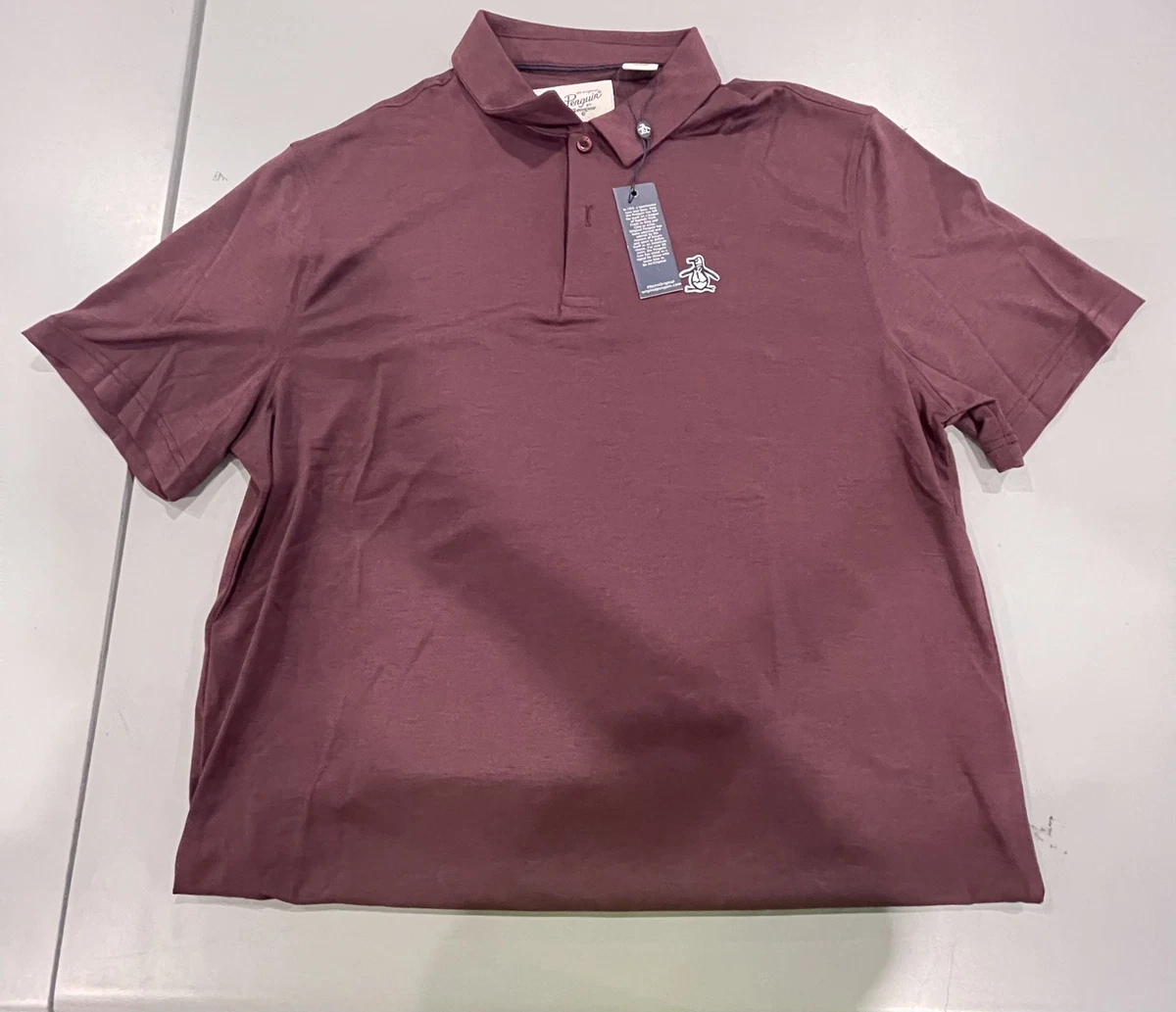 Original Penguin - T-shirt rayé - Rouge