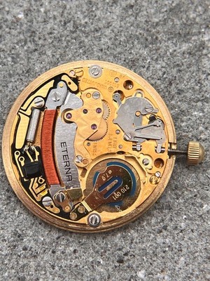 #1615 ETERNA ETA 210.001 QUARTZ UHRWERK  MOVEMENT MECHANISM WERK WORKING / LÄUFT