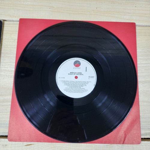 Motley Crue - Shout At The Devil LP (1983 Elektra – 60289-1 1st Press) Record - Picture 8 of 13