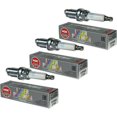 3X NGK Laser Platinum Premium Zündkerze 5758 Typ PZFR6R Zünd Kerze