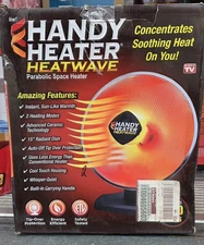 HANDY HEATER 1200-Watt Electric Ceramic Parabolic Space Heater