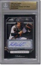 2008 MATT WIETERS Rookie Autograph LIMITED GLOSSY Auto RC BGS 1/1