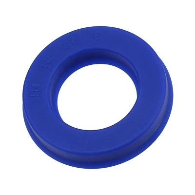 UXCELL UN Radial Shaft Seal 18mm ID x 30mm OD x 6mm Width PU Oil Seal, Blue Pack of 2