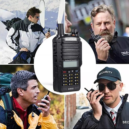 BAOFENG UV-9R Plus Walkie Talkie Tragbare FM Transceiver VHF/UHF 128CH Amateur - Zdjęcie 11 z 17