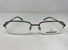 Blueprints BP 1008 SHINY BROWN 54-18-145 Metal Half Rim Eyeglasses Frame TP34