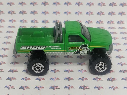 2011 Matchbox MBX National Park Chevy K-1500 Pickup Green Snow Black Ice Loose - Picture 2 of 4