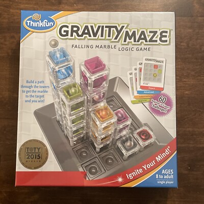 ThinkFun Gravity Maze Marble Run Falling Marble Logic Brain Game & STEM Toy 