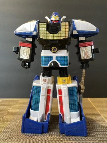 Power Rangers Lightspeed Rescue Solarzord 9" Figure Vintage Bandai 1999 Megazord