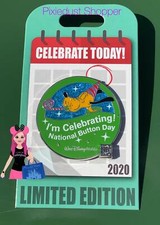 Disney Celebrate Today Pluto I?m Celebrating National Button Day 2020 Pin Limite