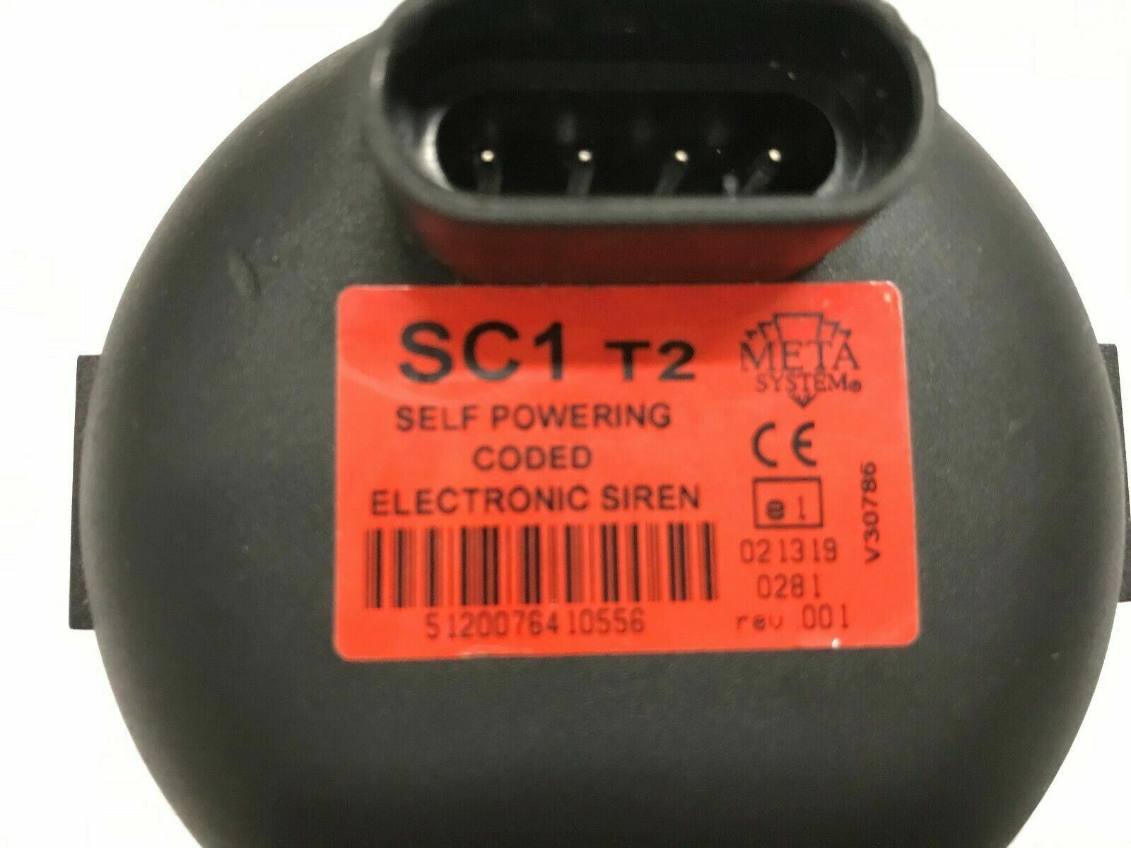 MASERATI COUPE SPYDER SELF POWERING CODED ELECTRONIC SIREN ALARM OEM 021319