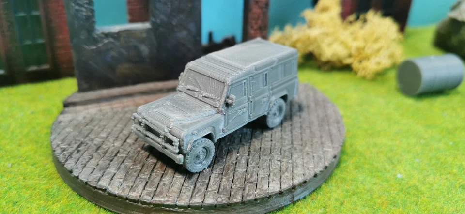 TUL 110 4X4 Pickup "Station Wagon" Modello Kit Militari 1/87 1/72 1/56 - Immagine 2 di 4