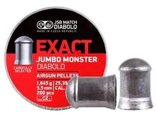 JSB Match Diabolo Exact Jumbo Monster .22 Cal 25.39 Grains 800ct (4 tins 200)