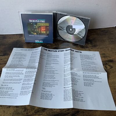 The Beatles Story: Super Hits CD - Rare JASRAC CD Made In Japan