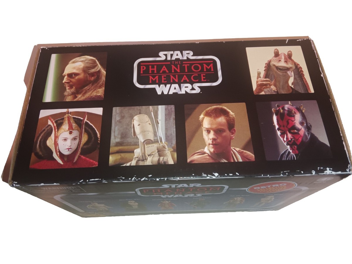 STAR WARS Retro Collection 6 Figures NIB 25th Anniversary Phantom