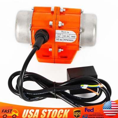 Vibration Motor For Sand Blaster Media Blast Cabinet Table Shaker 110V 100W US