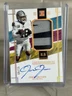 Josh Jacobs 2023 Panini Impeccable Extravagance Patch/Autograph On Card /15 auto