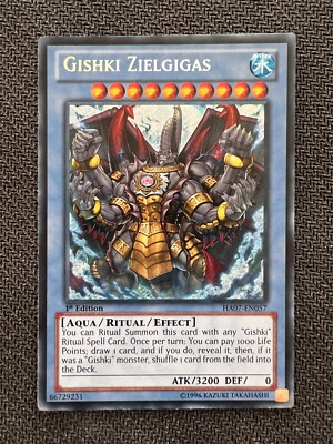 Yugioh Gishki Zielgigas 1st Edition Secret Rare HA07-EN057 NM