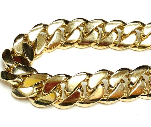 VIP 14k Solid Yellow Gold Miami Cuban 