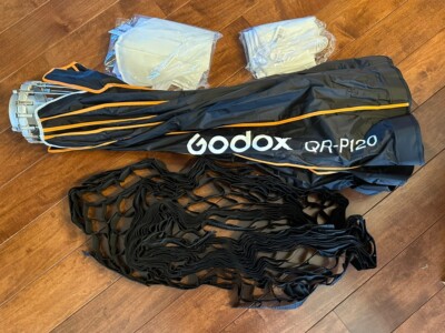 GODOX QR-P120 47.1inch 120CM Parabolic Softbox Bowens Mount with Grid FREE SHIP