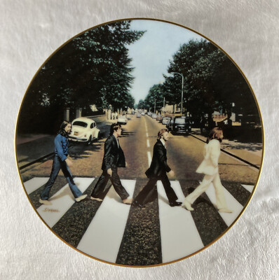 ABBEY ROAD Plate The Beatles 1967-1970 Diane Sivavec #5 John Paul