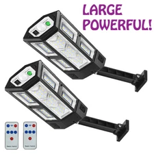 2Pcs Super Bright LED Solar Motion Sensor Light Garden Outdoor Street Wall Lamp