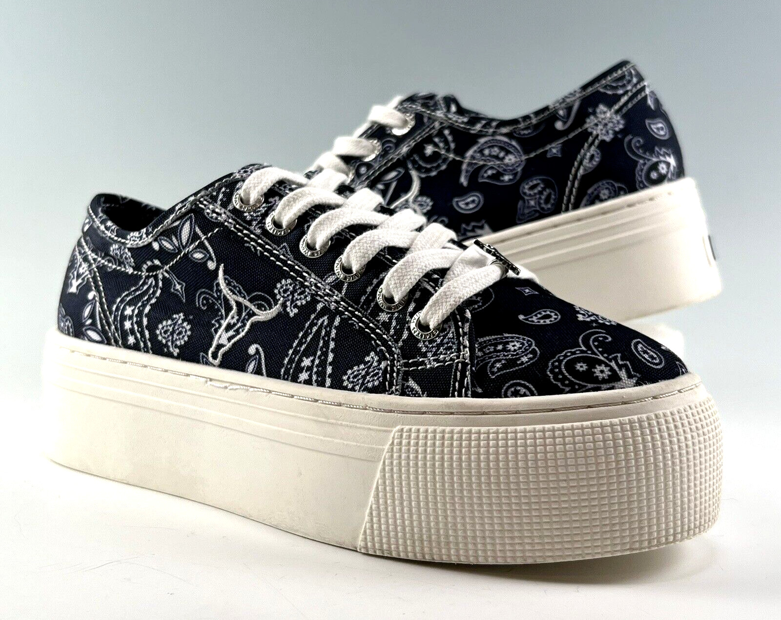 Windsor Smith Ruby Platform Fashion Sneakers Pais… - image 1