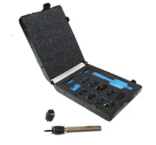 Double Sided 3/8" Rotary Spot Weld Cutter Remover Drill Bits Cut Welds Kit 13pc