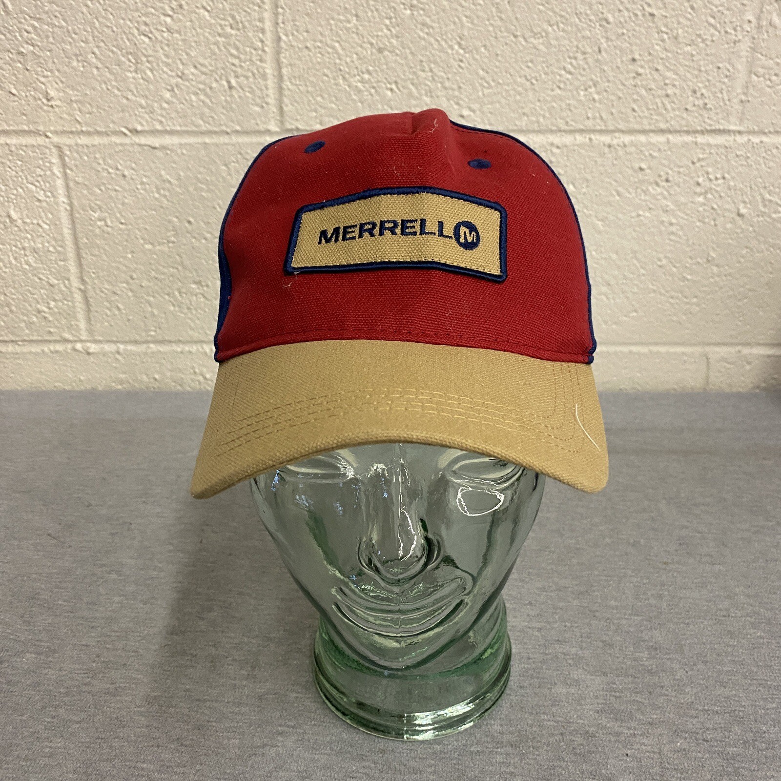 Cappello snapback tessuto anatra patch Merrell