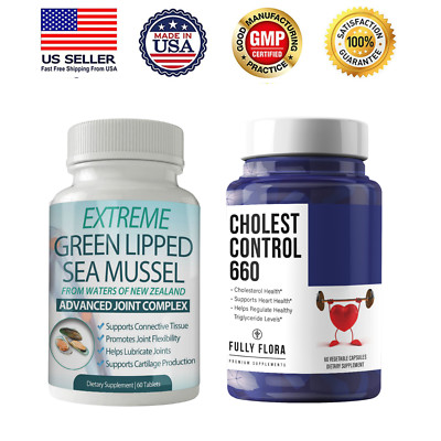 Green Lipped Mussel Joint Support Tablets Cholesterol Control Heart Supplements