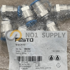10PCS NEW FESTO QS-G1/4-12 186350 On off valve Fast delivery