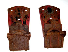 ANTIQUE STARLINE INC FLEXO 394 BARN DOOR HANGERS, SET OF 2, ROLLERS WORK