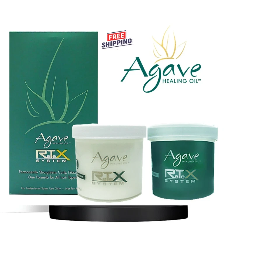 2 CONJUNTOS AGAVE Retex System Kit de Alisado de Cabello Nuevo Bio Iónico Foto 2 de 3