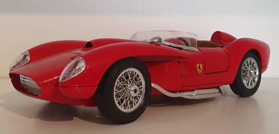 Burago 3007, Ferrari 250 Testa Rossa, rot, Vitrinenmodell ohne OVP