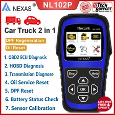 Heavy Duty NL102P Scanner  Diagnostic Diesel Gasoline Engine DPF Oil Reset Tool